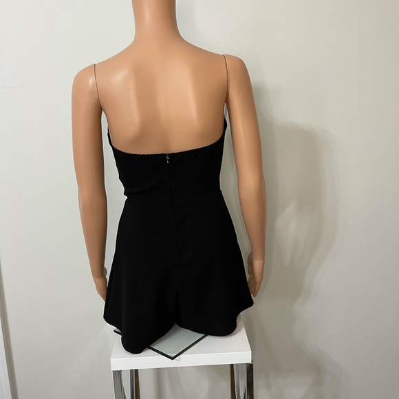 Sole Mio black zip back romper sz S - Picture 3 of 4